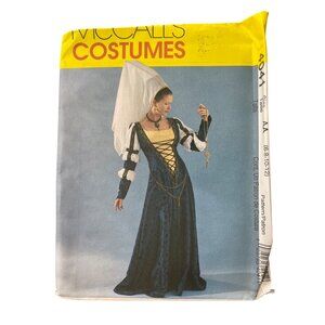 McCalls 4041 Sewing Pattern Sizes 6-8-10-12 Medieval Costume Historical UNCUT